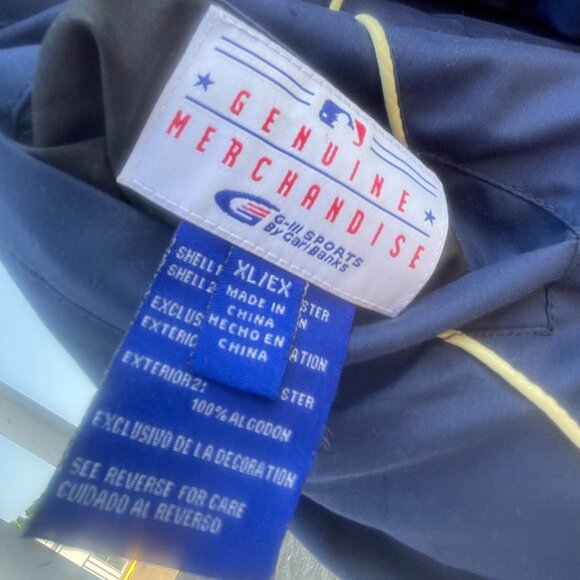 Men's XL Vintage Reversible San Diego Padres Bomber Jacket - Picture 3 of 16